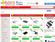 Tablet Screenshot of batterie-and-co.com